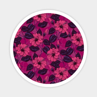 Hibiscus night Magnet